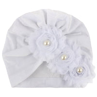 Baby Solid Color Flower Hat