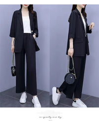SpringAutumn New Style Professional Long Sleeve Suit Jacket And Pants Two Piece Set