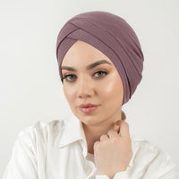 Womens Mercerized Cotton Forehead Band Hat