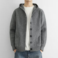 Korean-style Solid Color Trendy Casual Hooded Sweater