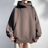 American High Street Hoodie Coat Spring And Autumn New Men's Workwear Pullover Jacket