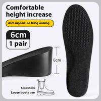 Male Invisible Shock-absorbing Inner Height Increasing Insole