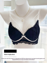 Thin-top Thick-bottom Push-up Sexy Lace Bra