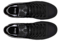 Fashion Printed Couple High Top Canvas Shoes