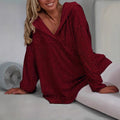 Womens Relaxed Fit Sequin Hoodie