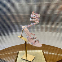 Amoi Crystal Elegant Fashion Outerwear High Heels