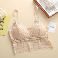 Women's Lace French Push Up Breathable Hollow Bra