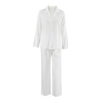 Womens Cotton Silk Loungewear With Long Sleeves And Long Pants Suitable For Both Home And Outdoor Wear