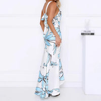 Womens Slim-Fit Irregular Print Elegant Fashion Dress