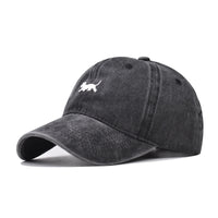 Washed-out Vintage Sun Hat Female Curved Brim Distressed