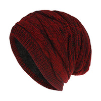 Men's And Women's Same Style Warm Fleece Wool Knitted Hat