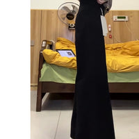 Women's Loose Solid Color Wide Leg Jeans