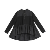 Long Sleeve Slimming Patchwork Baby Shirt Top