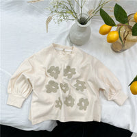Children's Sweater Long Sleeved Bottom Printed