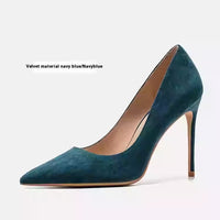 Authentic Leather High Heels Women's Stiletto Heel
