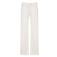 AutumnWinter Minimalist Effortless Drapey Loose Wide-Leg Pants
