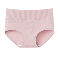 Women's Japanese-style Purified Cotton Belly Contracting Mid-high Waist Plus Size Briefs