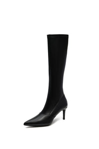 Stiletto Heel Women's High Boots Side Zipper Knight