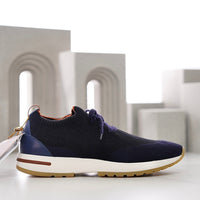 Fashionable Casual Flyknit Mesh Mens Shoes