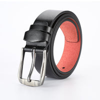 Faux Leather Casual Men's Belt Pin Buckle