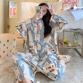 New Long-sleeved One-piece Pajamas For Women