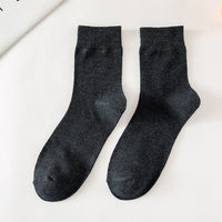 Tube Socks Autumn And Winter Solid Color