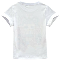 Girls' Cartoon Short Sleeves And Skirt Suit