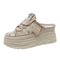 Hollow-out Platform Casual Shoes White Shoes Sandals