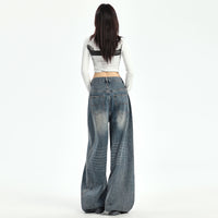 Women's American-style Retro Loose Wide-leg Pants