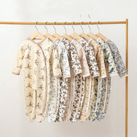 Newborn Baby's Foot Cover Bodysuit For Boys And Girls