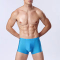 Men's Ice Silk Solid Color Boxer Shorts