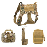 Outdoor Tactical Training Dog Clothes Large Camouflage Pet Vest