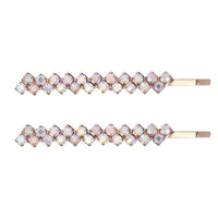 Diamond Claw Chain Hair Clip Bar Shaped Clip Wedding Hairware