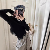 Fashionable Slim-fit Long-sleeve T-shirt Designed Specifically For Trendy Girls