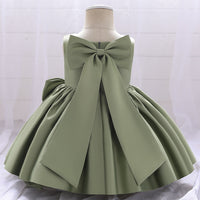 Children's Birthday Big Bow Dress
