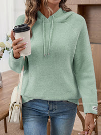 All-matching Lazy Style Mink-like Wool Hooded Sweater