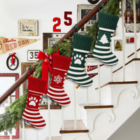 Christmas Cat And Dog Socks Gift Bag