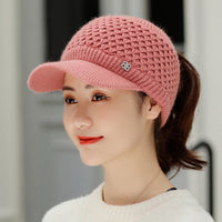 Thickened Warm Knitted Wool Hat In Autumn And Winter