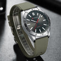Simple Unisex Round Silicone-band Couples Watch Waterproof