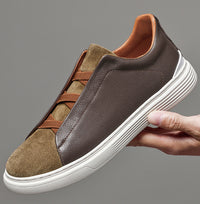 European First Layer Cowhide Four Seasons Leisure Korean Style Versatile Personality Men's Shoes