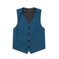 Children's Black Waistcoat Little Boy Performance And Show Clothing