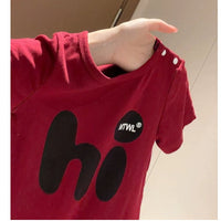 Short-sleeve Romper Summer Outfit Korean-style For Baby Boys And Girls For Outdoor Wear