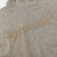 Butterfly Affixed Cloth Embroidered Hooded Sweater Men's Autumn