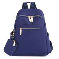 Casual Backpack Women's Oxford Cloth Backpack Nylon Convenient Travel Backpack