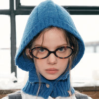 Special-interest Design Button Warm Knitted Hat