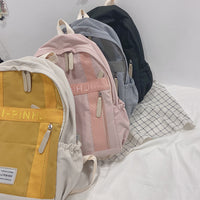 Schoolbag High School Girls Backpack Junior High School Students All-match Backpack