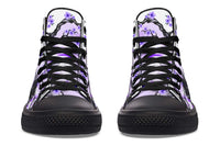 Fashion Printed Couple High Top Canvas Shoes