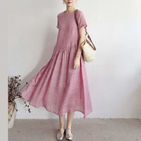 Plus-size Loose-fitting Breathable Sleeveless Dress