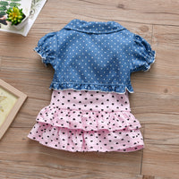 Girls Infant Cute Vest And Sleeveless Dress