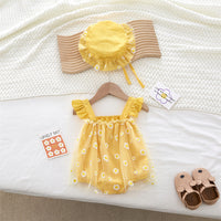 Baby Sleeveless Vest Jumpsuit Suspender Briefs Little Princess Dress